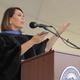 Maria Elena Salinas in 2016 at Cal State Fullerton (screengrab from Cal State Fullerton College of Communications video)